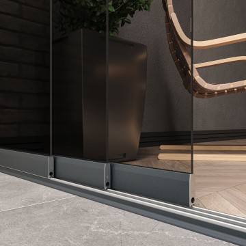 Getint Glazen Schuifwanden Inclusief Montage