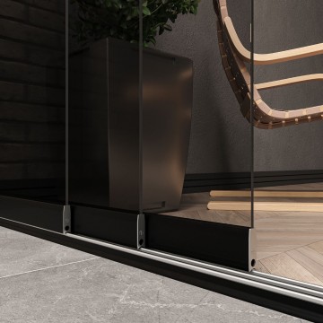 Getint Glazen Schuifwanden Inclusief Montage